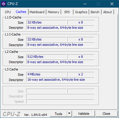 CPU-Z Caches