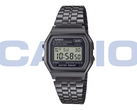 The Casio Vintage A158WETB-1A (pictured) has a black chrome-plated case. (Image source: Casio)