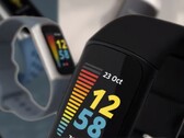 The Fitbit Charge 5 should come in a choice of black, blue, and pink strap colors. (Image source: Fitbit - edited)