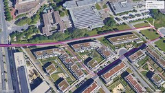 GNSS test route: Turning point