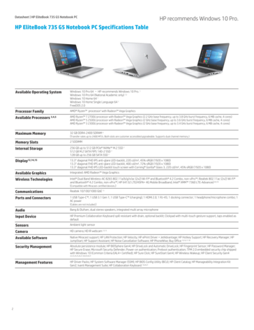 HP EliteBook 735 G5