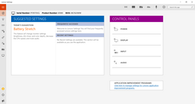 Lenovo Settings