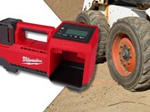 Fill tires quickly with the Milwaukee M18 18V tire inflator (Image Source: Amazon and Canva -edits)
