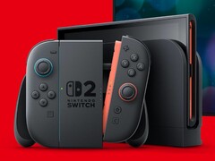 The Nintendo Switch 2 console pictured