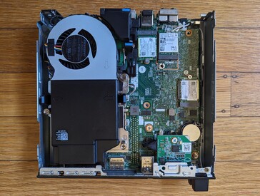 OptiPlex Micro 7010 Plus with top cover removed