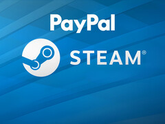 PayPal and Steam logos are shown (Image source: PayPal, Steam with edits)