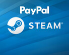 PayPal and Steam logos are shown (Image source: PayPal, Steam with edits)