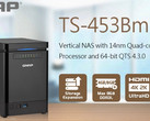 QNAP TS-453Bmini Vertical NAS with Intel J3455, 4K output and transcoding