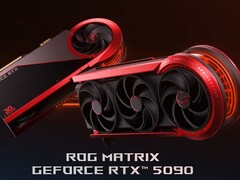 Promo image showing the ROG Matrix RTX 5090. (Image Source: Asus)