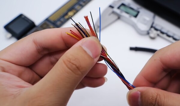 Does this mean the first display cable with Apple silicon will have rainbow-colored wires? Attention to detail folks. (Image source: ChargerLAB)