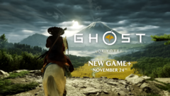 Ghost of Yotei New Game Plus launches on Playstation consoles in late November 2025. Official teaser. (image source: Sony)