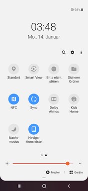 Quick settings