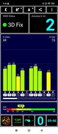 GPS test outdoors