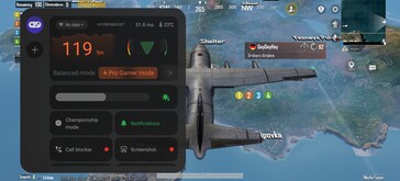 PUBG Mobile: Smooth, 115 fps avg.