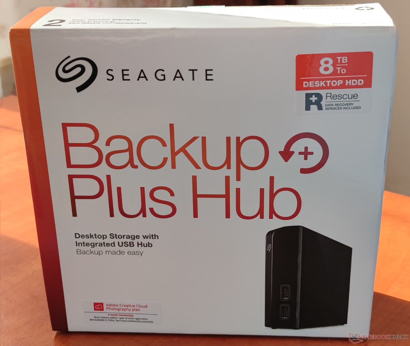 8TB Seagate Backup Plus Hub External Desktop Hard Drive USB 3.0 Black