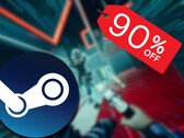 Until April 26, Severed Steel is available on Steam with a 90% discount for $2.50 instead of $25. (Image source: Steam)