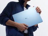 The 14-inch Redmi Book 2027 starts at around $1,109 in China. Pictured: a promo picture of the laptop in Sea Breeze Blue.