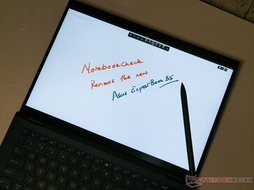 Asus ExpertBook B5 pen input