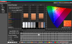 ColorChecker before calibration