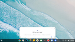 The Assistant&#039;s new position in Chrome OS 72. (Source: 9to5Google)