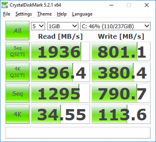 CrystalDiskMark 5.0