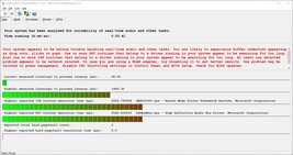 Maximum latency after 10 seconds of Prime95