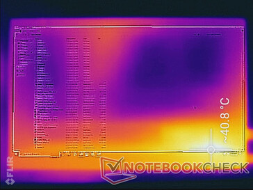 Temperature map (front)