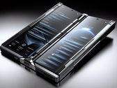 Foldable iPhone is said to feature a 7.8-inch inner display. (Image source: AI-generated using Dall-E)