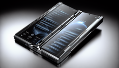 Foldable iPhone is said to feature a 7.8-inch inner display. (Image source: AI-generated using Dall-E)