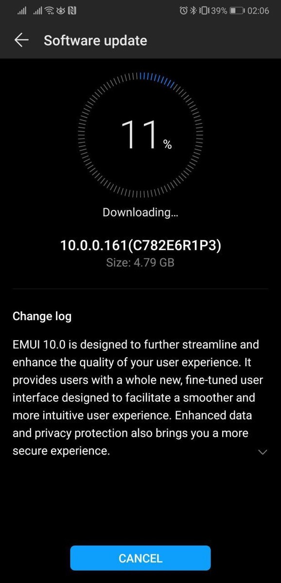 emui 10 update for the huawei p20 and