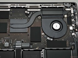The M5 SoC is cooled by one fan.