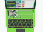More modules can be added via the modular rail system by sliding down the keyboard lid. (Source: Pi-Top)