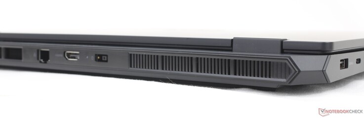 Rear: RJ-45 (1 Gbps), HDMI 2.1, AC adapter