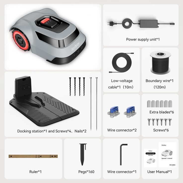 Redkey MGC500: Accessory set