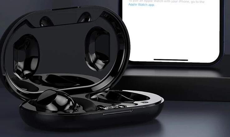 The charging case comes with a display. (Image source: Xiaomi)