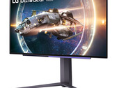 The LG UltraGear 27GR95QE-B is finally orderable in the UK. (Image source: LG)
