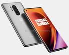 Leaked renders of the OnePlus 8 Pro. Image via OnLeaks and 91Mobile.