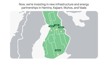 Google invests primarily in these regions