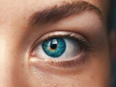 A close-up image showing a human eye