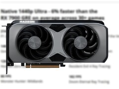 AMD has released an &quot;artistic rendering&quot; of the RX 9070 GRE, as there is no &quot;Reference Design&quot; of the model available. (Image source: AMD China, edited)
