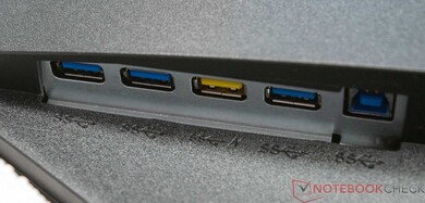 A USB hub is also installed