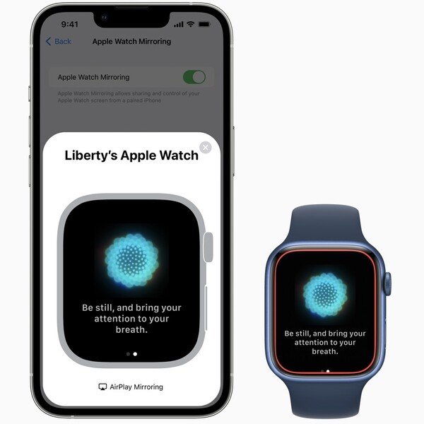 Users can benefit from health apps that are exclusive to the Apple Watch, including mindfulness, ECG, and blood oxygen, by navigating to them from their iPhone. (Image source: Apple)