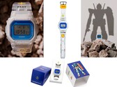 Casio’s Gundam-themed DW-5600 pairs a transparent design with RX-78-2-inspired colors and special-edition packaging.