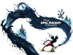 Official promotional key artwork for Disney Epic Mickey: Rebrushed.