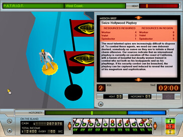 Pictured: A gameplay screenshot from Evil Genius.