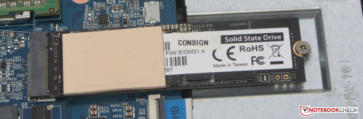 A PCIe-4 SSD serves as the system drive.