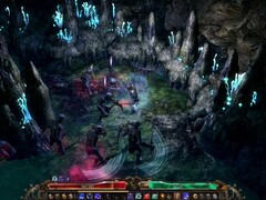 Grim Dawn has been discounted as a part of the Steam Summer Sale. Game screenshot pictured - a fight between several characters (image source: Steam)