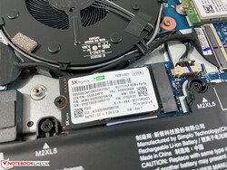 Both SSDs (M.2-2242 & M.2-2280) can be replaced.