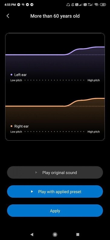 MiSound's various new features and options. (Source: XDA)