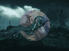 Fates is currently an early-access game. Pictured: edited cover picture of the title with Steam logo on top.